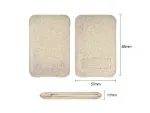 ECOCAB — Ecological pack of USB cables and support for mobile phones and tablets. Made from wheat. Includes all