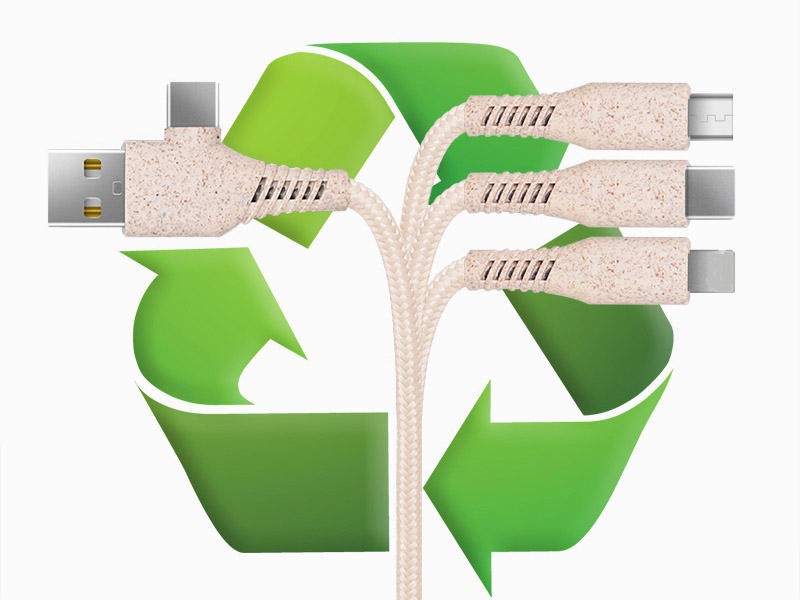 ECOCAB6EN1 — Convenient all-in-one cable set. You can carry all the cables in a compact format