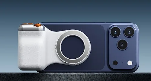 MOBIFOTO — Magnetic smartphone grip with ergonomic design that transforms your phone into a u