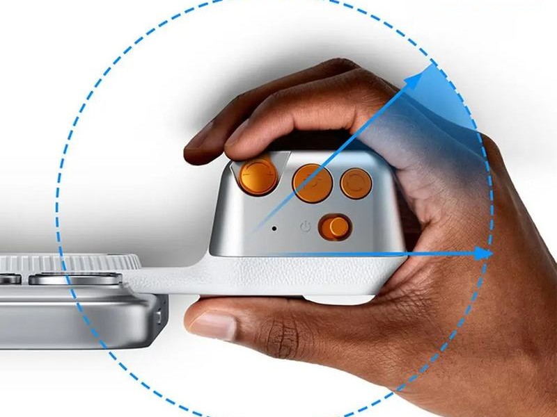 MOBIFOTO — Magnetic smartphone grip with ergonomic design that transforms your phone into a u