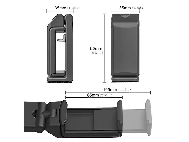 MOVORTE — The ultimate mobile support. Thanks to its articulated structure, it allows it to be placed in multiple