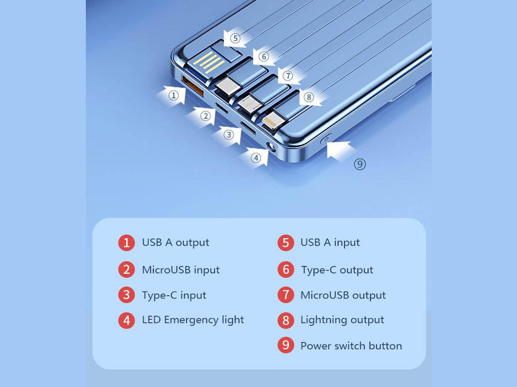POWERALLPD — Nosso carregador portátil mais vendido, agora com mais potência: 22,5W. Tecnologia Power D