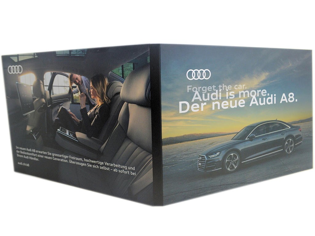 VIDEO CARD — Much more than a simple printed brochure. Video cards display multimedia content
