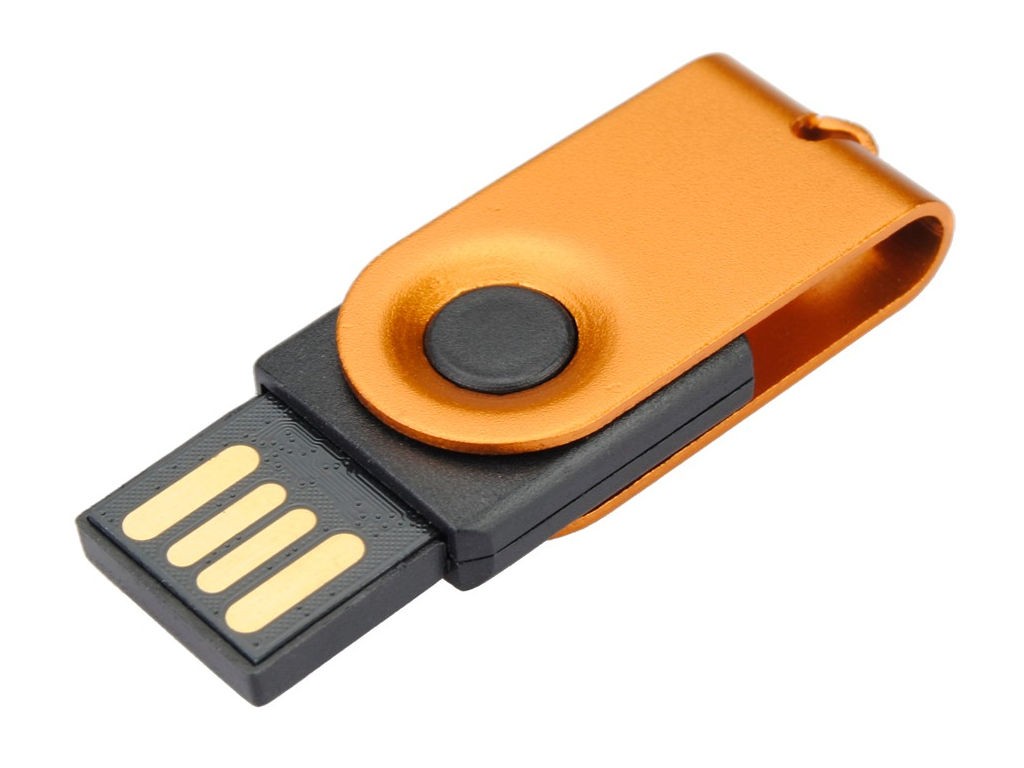 WGS-MINI04 — MINI size rotating USB flash drive. Minimum dimensions for a very elegant model