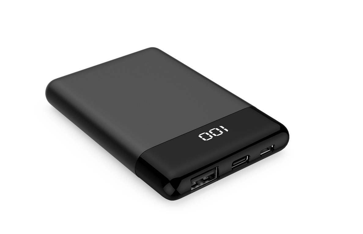 WGSPB-G50 — Carregador plano de banco de energia de emergência com indicador de carga restanteNúmero de células: 1