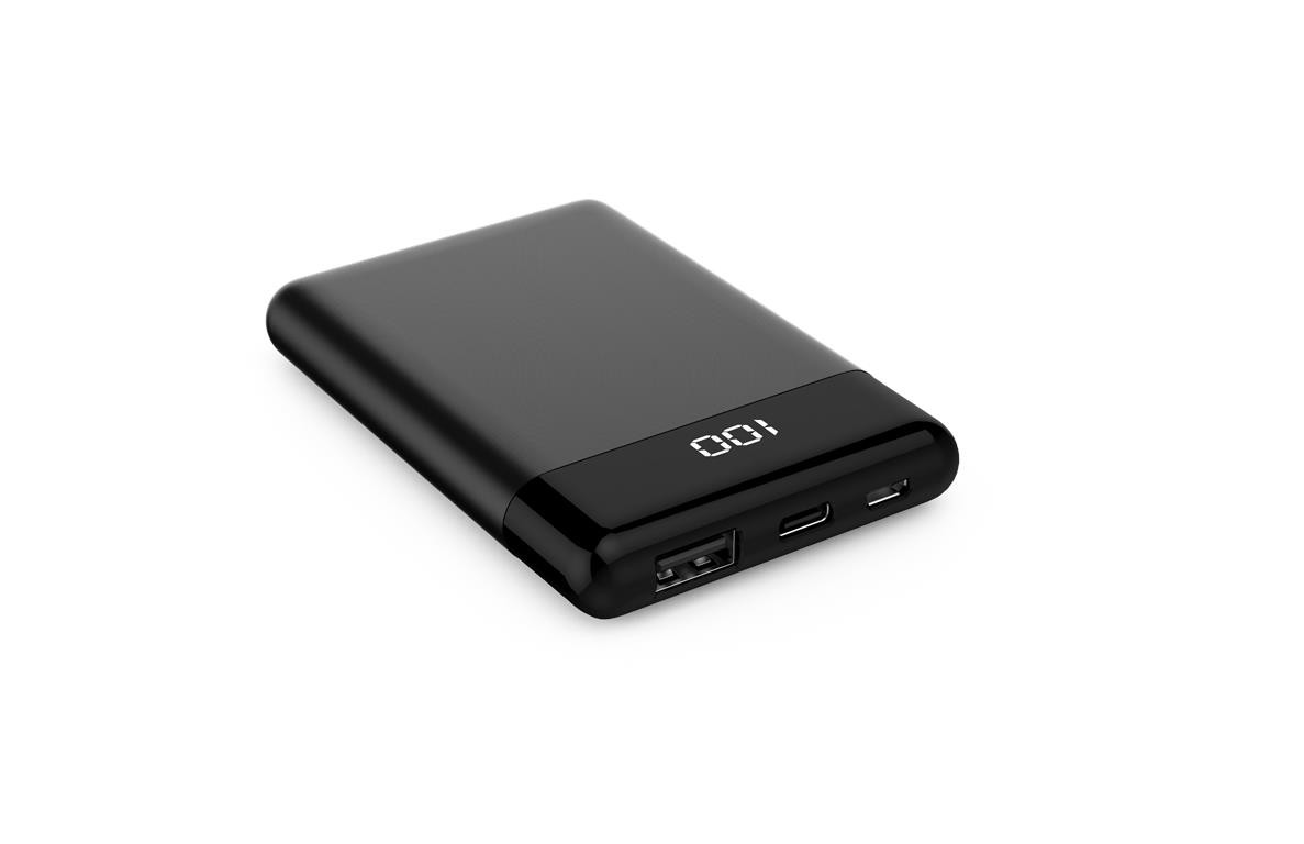 WGSPB-G50 — Carregador plano de banco de energia de emergência com indicador de carga restanteNúmero de células: 1