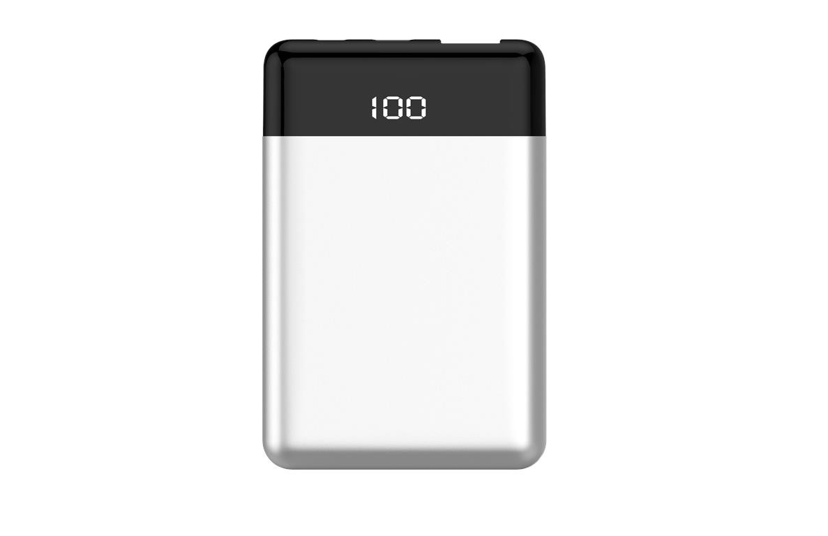 WGSPB-G50 — Carregador plano de banco de energia de emergência com indicador de carga restanteNúmero de células: 1