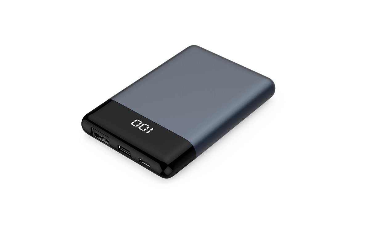 WGSPB-G50 — Carregador plano de banco de energia de emergência com indicador de carga restanteNúmero de células: 1