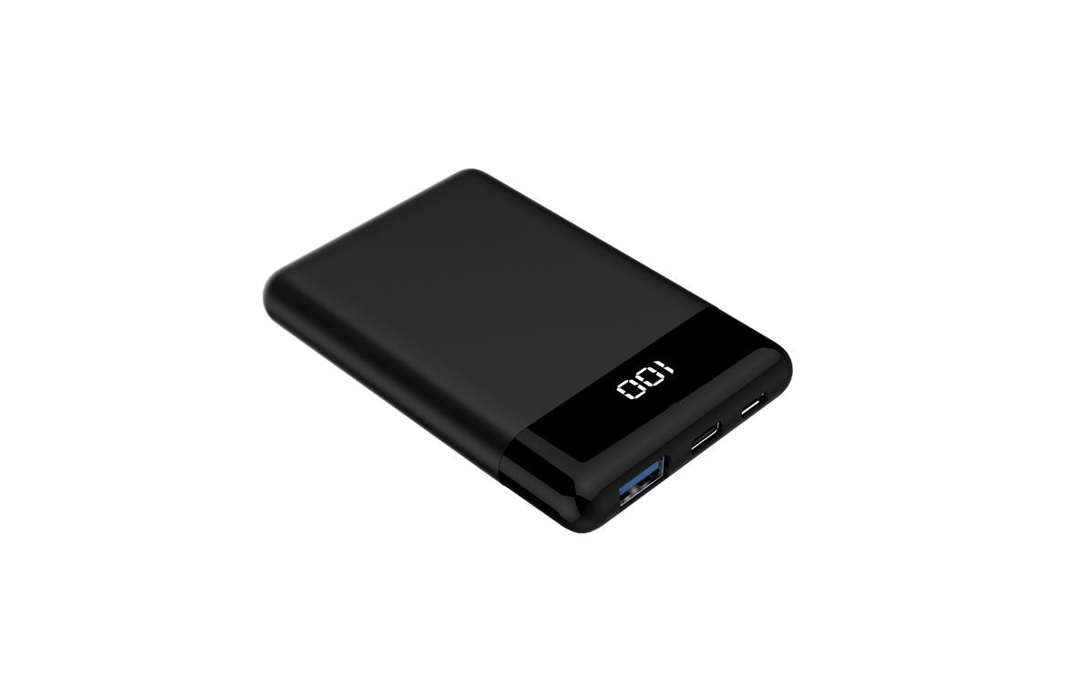 WGSPB-G50 — Carregador plano de banco de energia de emergência com indicador de carga restanteNúmero de células: 1