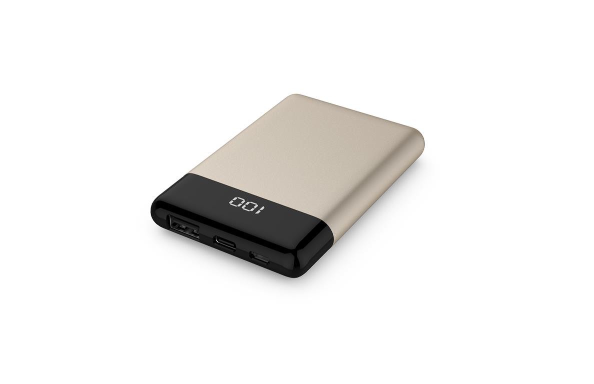 WGSPB-G50 — Carregador plano de banco de energia de emergência com indicador de carga restanteNúmero de células: 1