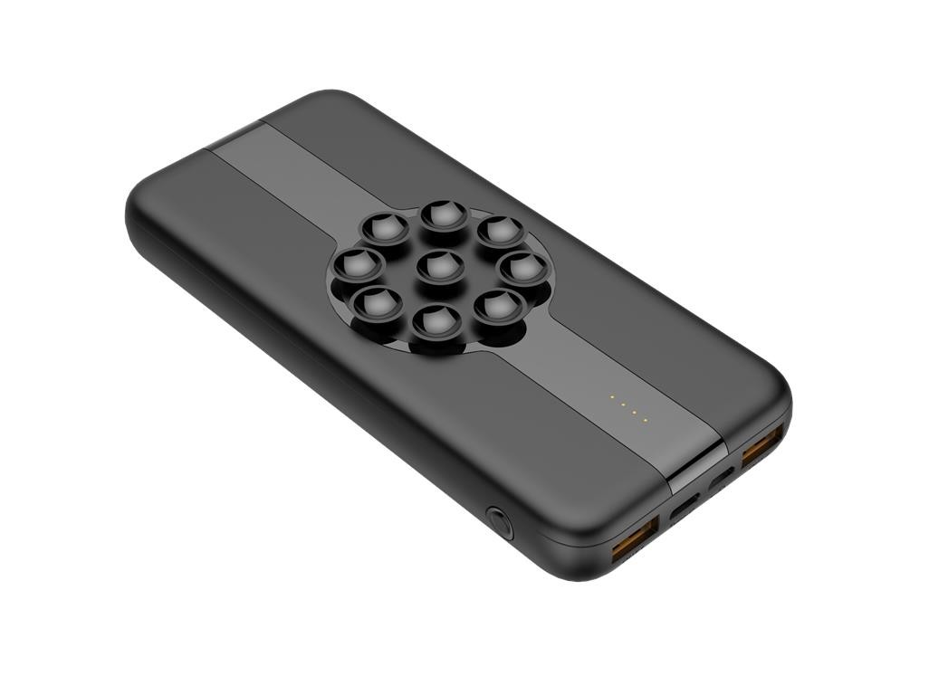 WGSPB-W21 — Emergency Power Bank flat charger with wireless charging source and USB ports is