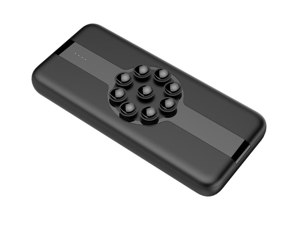 WGSPB-W21 — Emergency Power Bank flat charger with wireless charging source and USB ports is